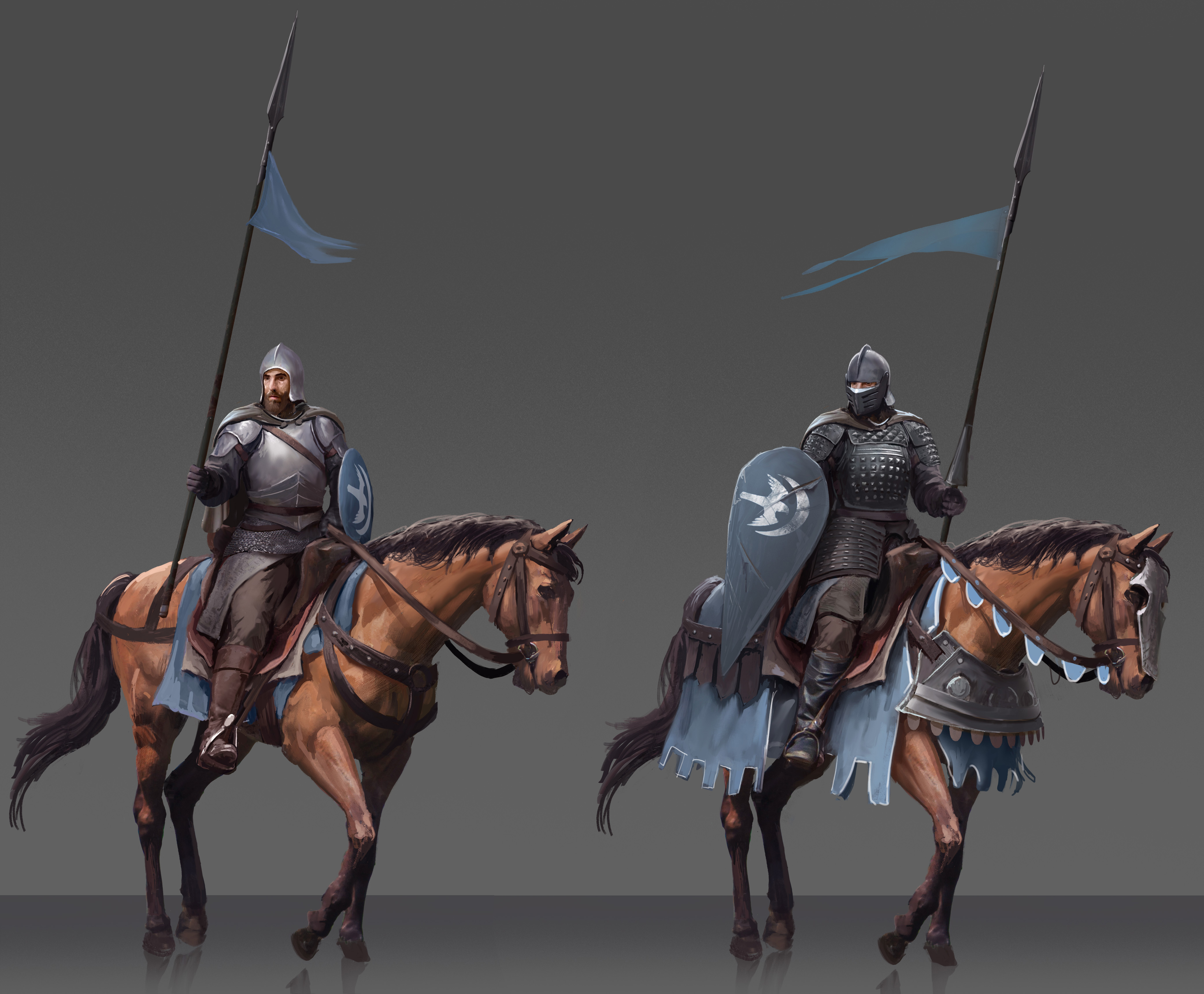 medieval soldier concept art